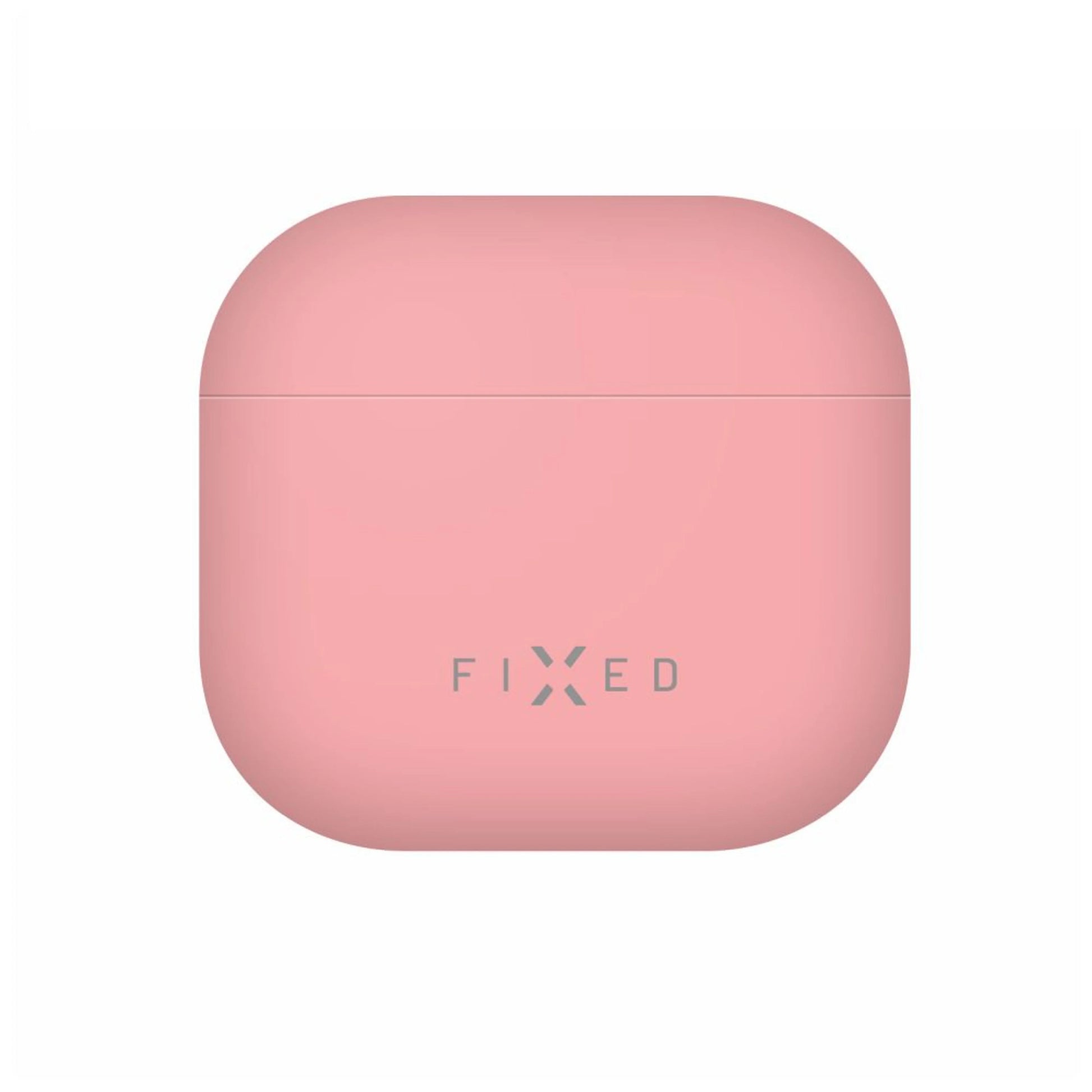 Ultracienkie silikonowe etui FIXED Silky do Apple AirPods 4, różowe - FIXED