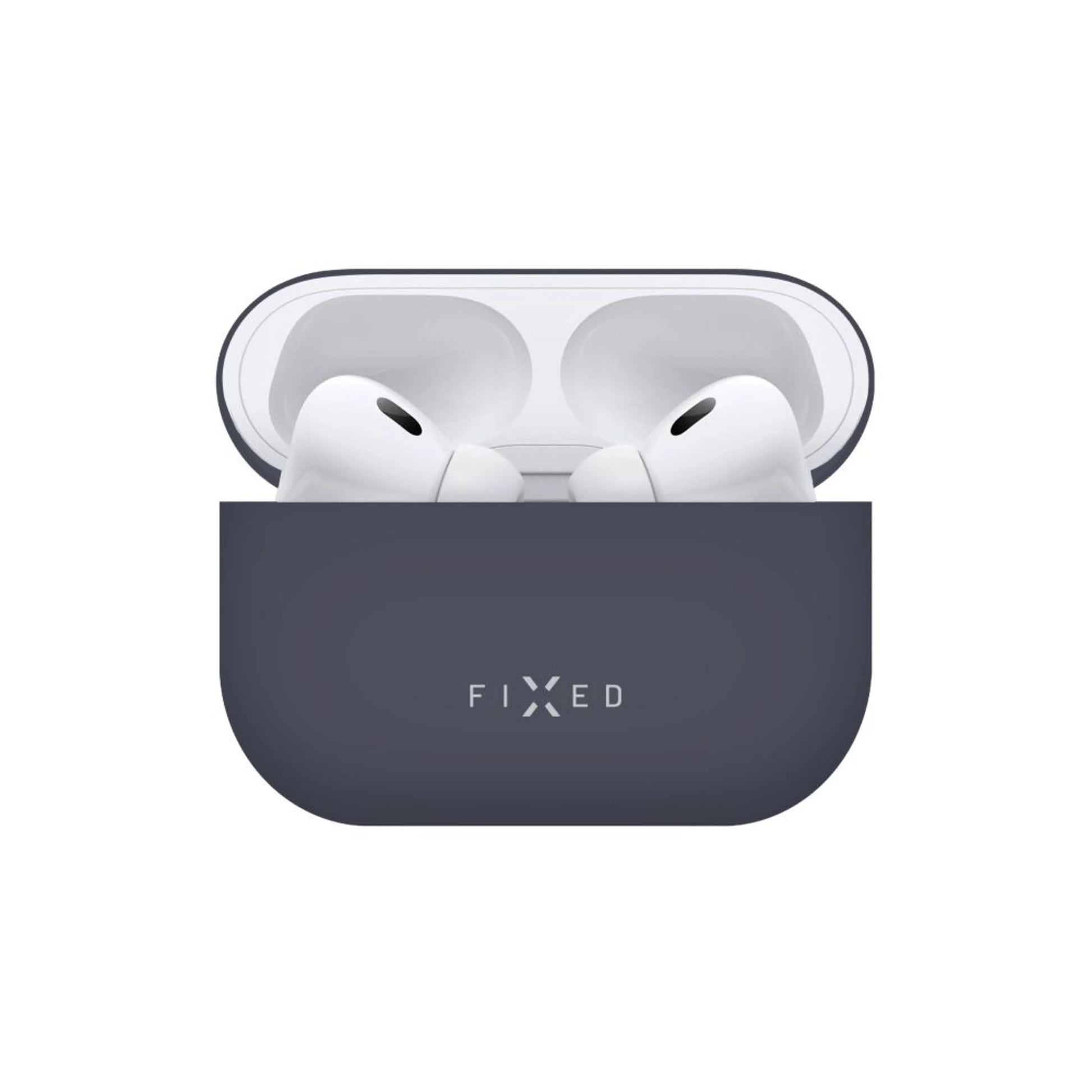 Ultratenké silikonové pouzdro FIXED Silky pro Apple AirPods Pro 2/Pro 2 (USB-C), modré - FIXED