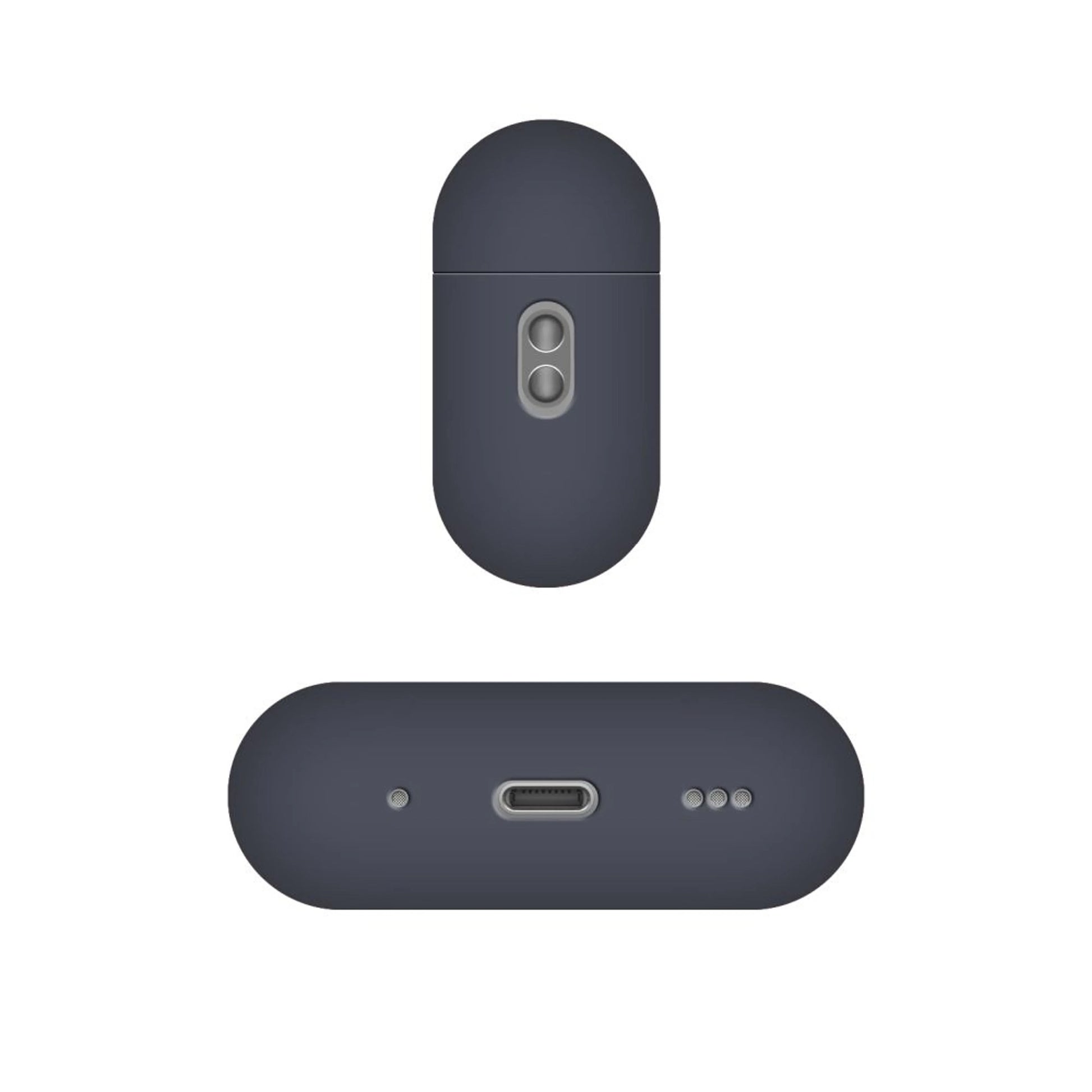 Ultratenké silikonové pouzdro FIXED Silky pro Apple AirPods Pro 2/Pro 2 (USB-C), modré - FIXED