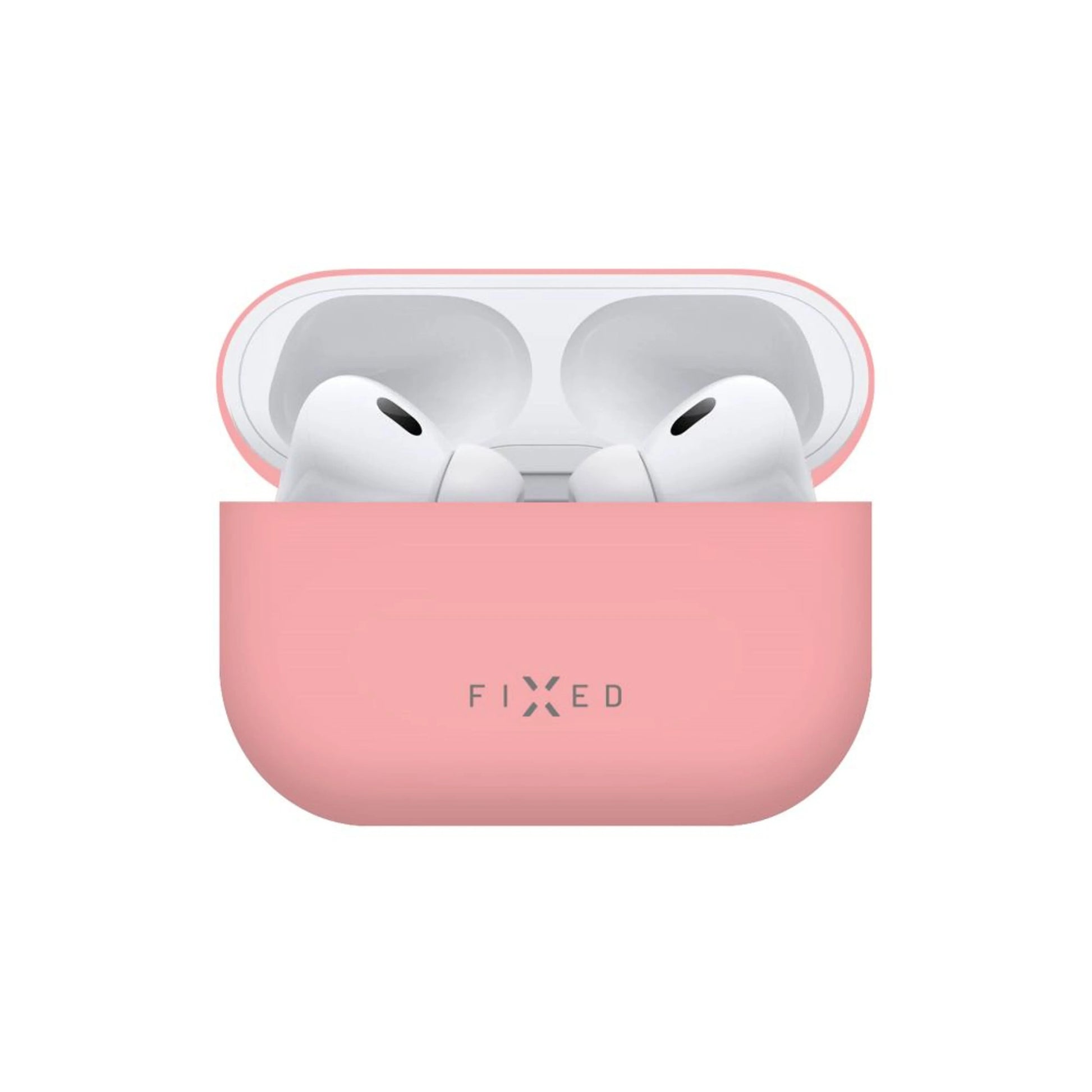 Ultratenké silikonové pouzdro FIXED Silky pro Apple AirPods Pro 2/Pro 2 (USB-C), růžové - FIXED
