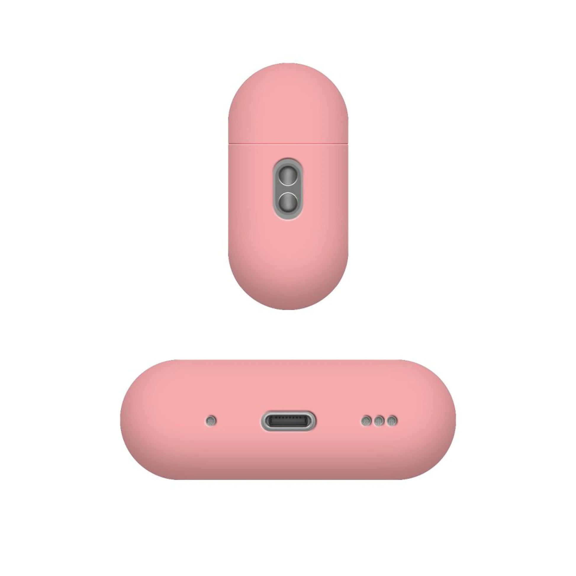 Ultratenké silikonové pouzdro FIXED Silky pro Apple AirPods Pro 2/Pro 2 (USB-C), růžové - FIXED