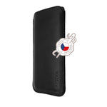 Tenké pouzdro FIXED Slim vyrobené z pravé kůže pro Apple iPhone 11 Pro/XS/X, černé - FIXED