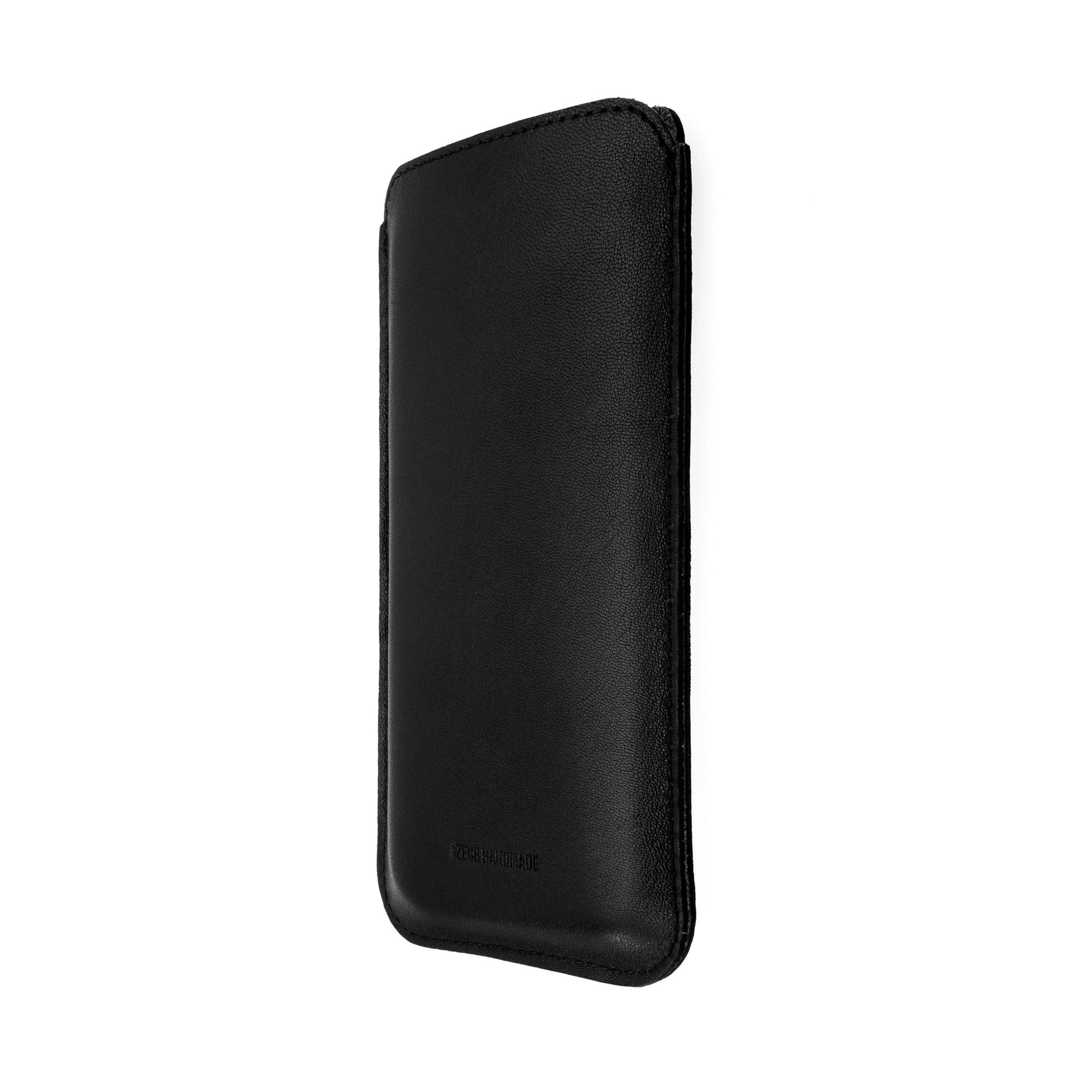 Tenké pouzdro FIXED Slim vyrobené z pravé kůže pro Apple iPhone 11 Pro/XS/X, černé - FIXED