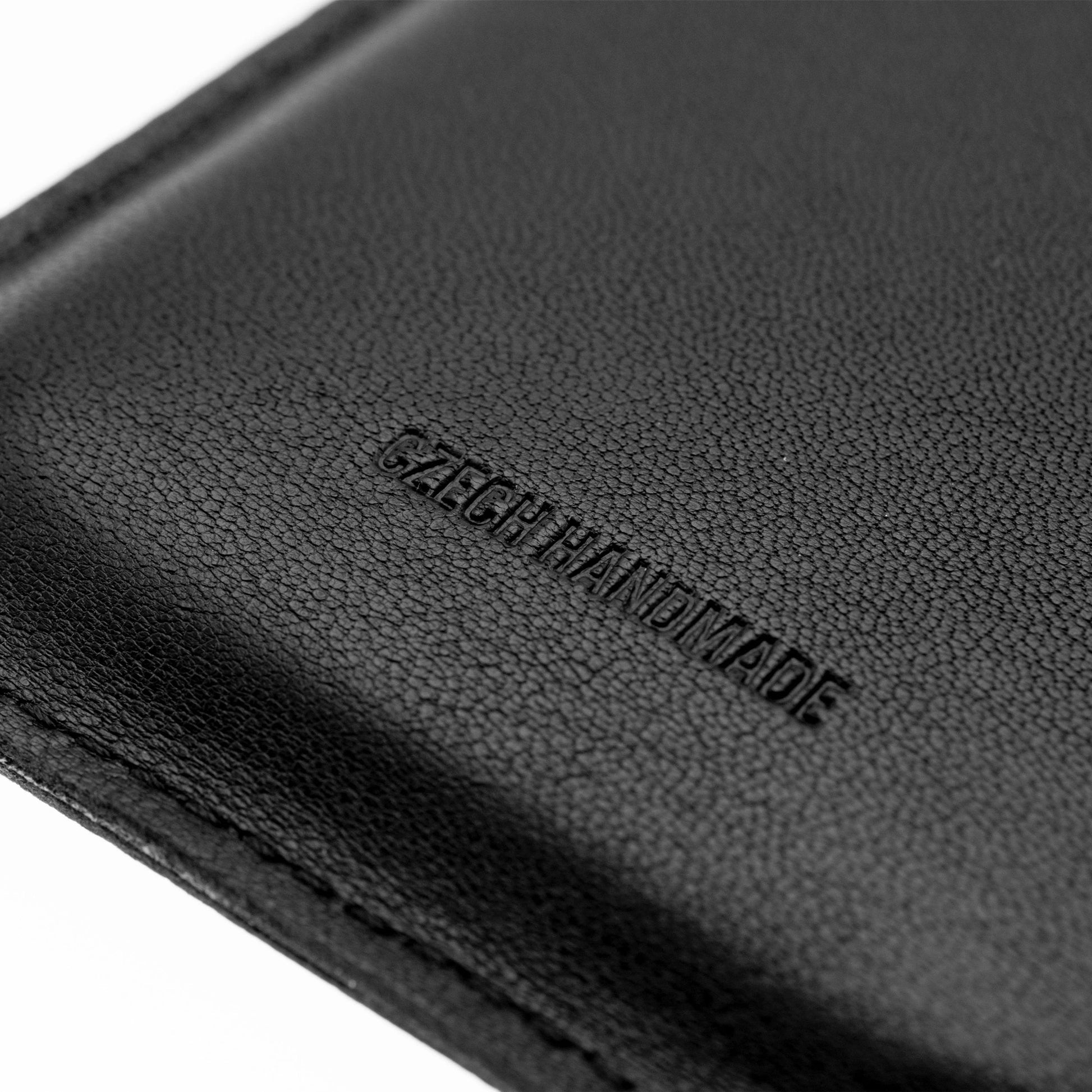 Tenké pouzdro FIXED Slim vyrobené z pravé kůže pro Apple iPhone 11 Pro/XS/X, černé - FIXED
