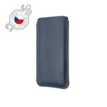 Tenké pouzdro FIXED Slim vyrobené z pravé kůže pro Apple iPhone 12 Pro Max/13 Pro Max, modré - FIXED