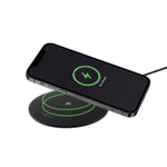 Podložka pro rychlé bezdrátové nabíjení telefonu FIXED SlimPad, 15W, černá - FIXED