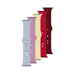 5x set silikonových řemínků FIXED Silicone Strap pro Apple Watch 42/44/45/46/49mm v různých barvách, variace 3 - FIXED