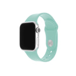 Set silikonových řemínků FIXED Silicone Strap pro Apple Watch 42/44/45/46/49mm, sytě zelený - FIXED