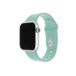 Set silikonových řemínků FIXED Silicone Strap pro Apple Watch 42/44/45/46/49mm, světlě zelený - FIXED