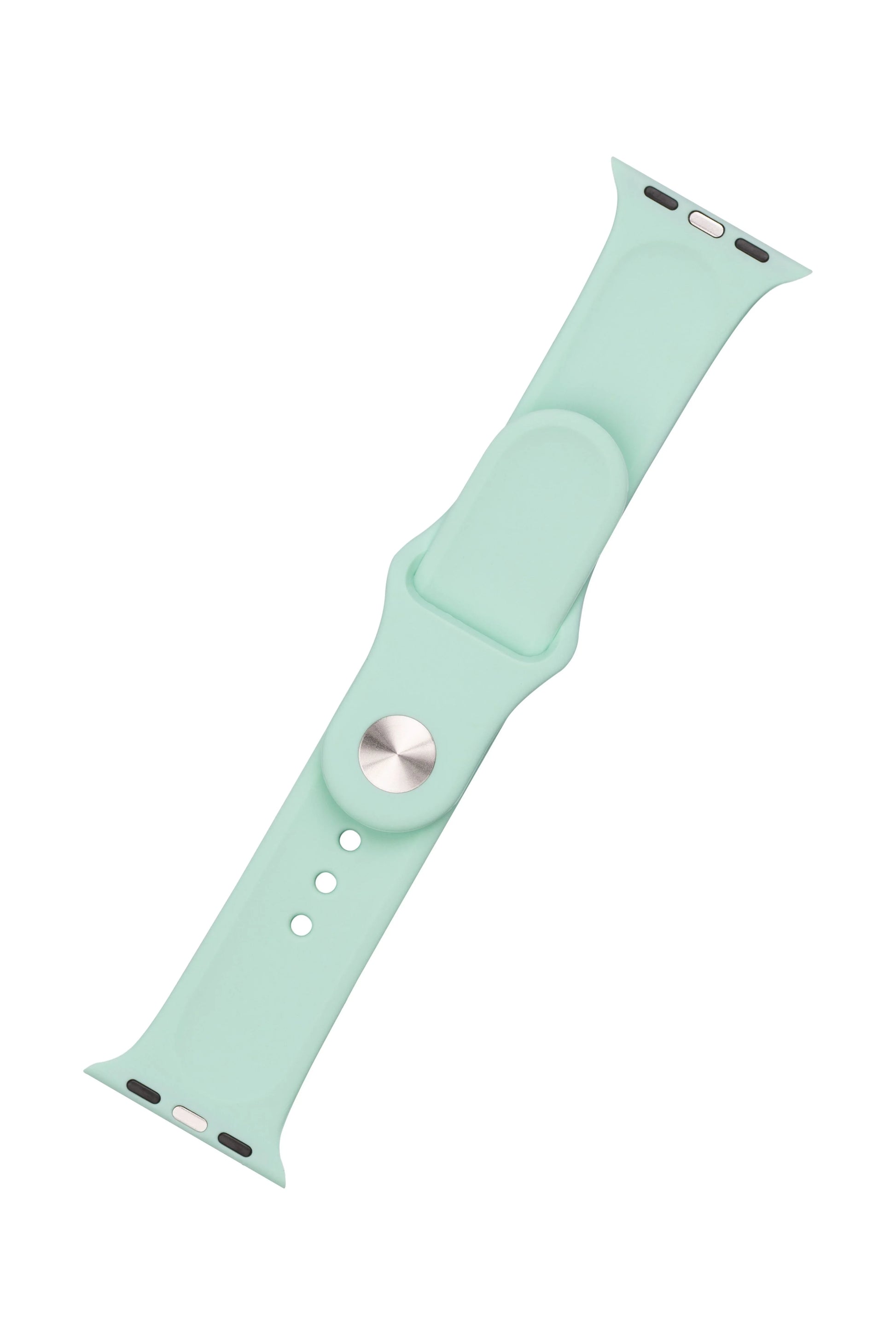 Set silikonových řemínků FIXED Silicone Strap pro Apple Watch 42/44/45/46/49mm, světlě zelený - FIXED