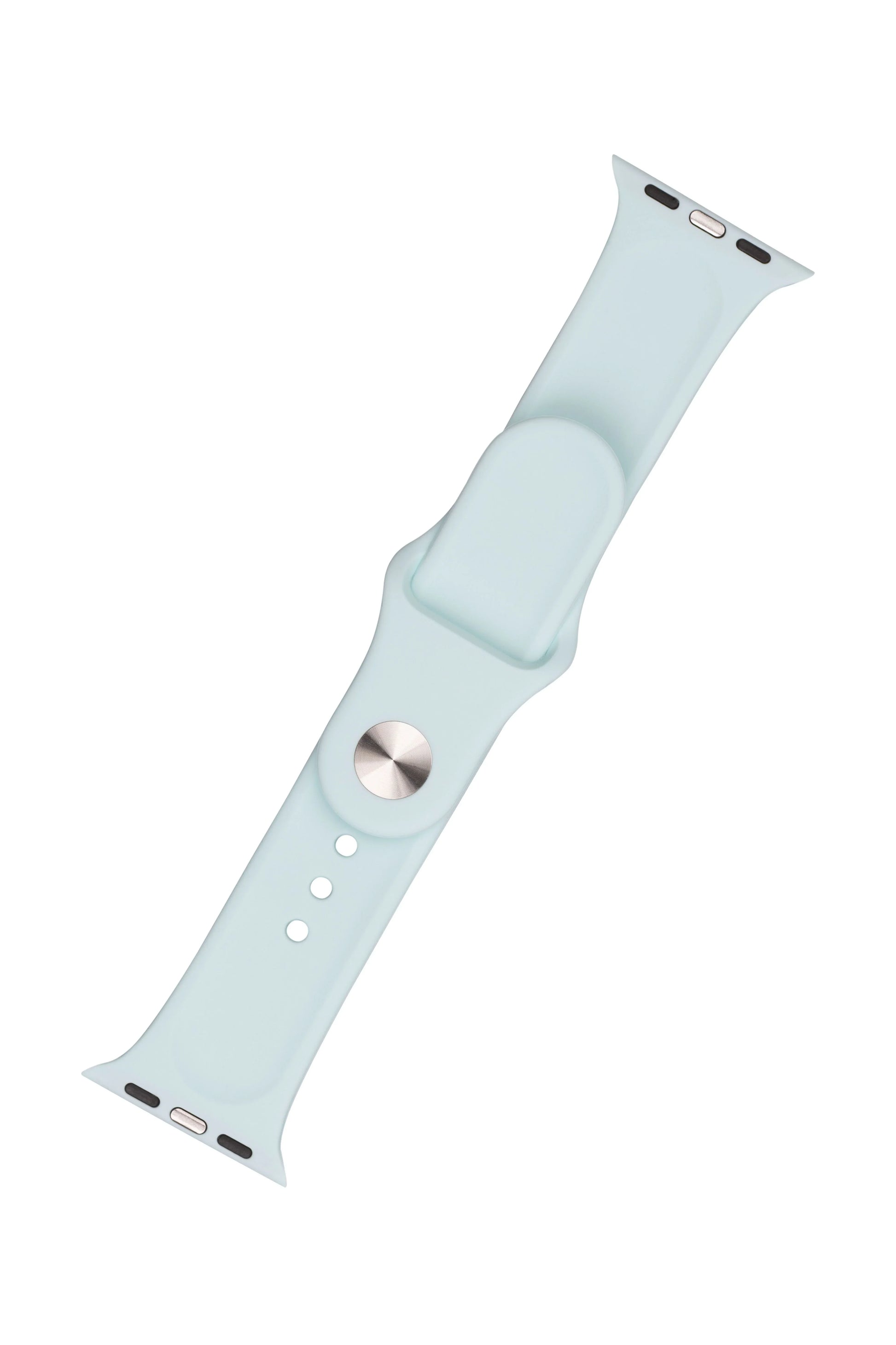 Set silikonových řemínků FIXED Silicone Strap pro Apple Watch 42/44/45/46/49mm, světle tyrkysový - FIXED
