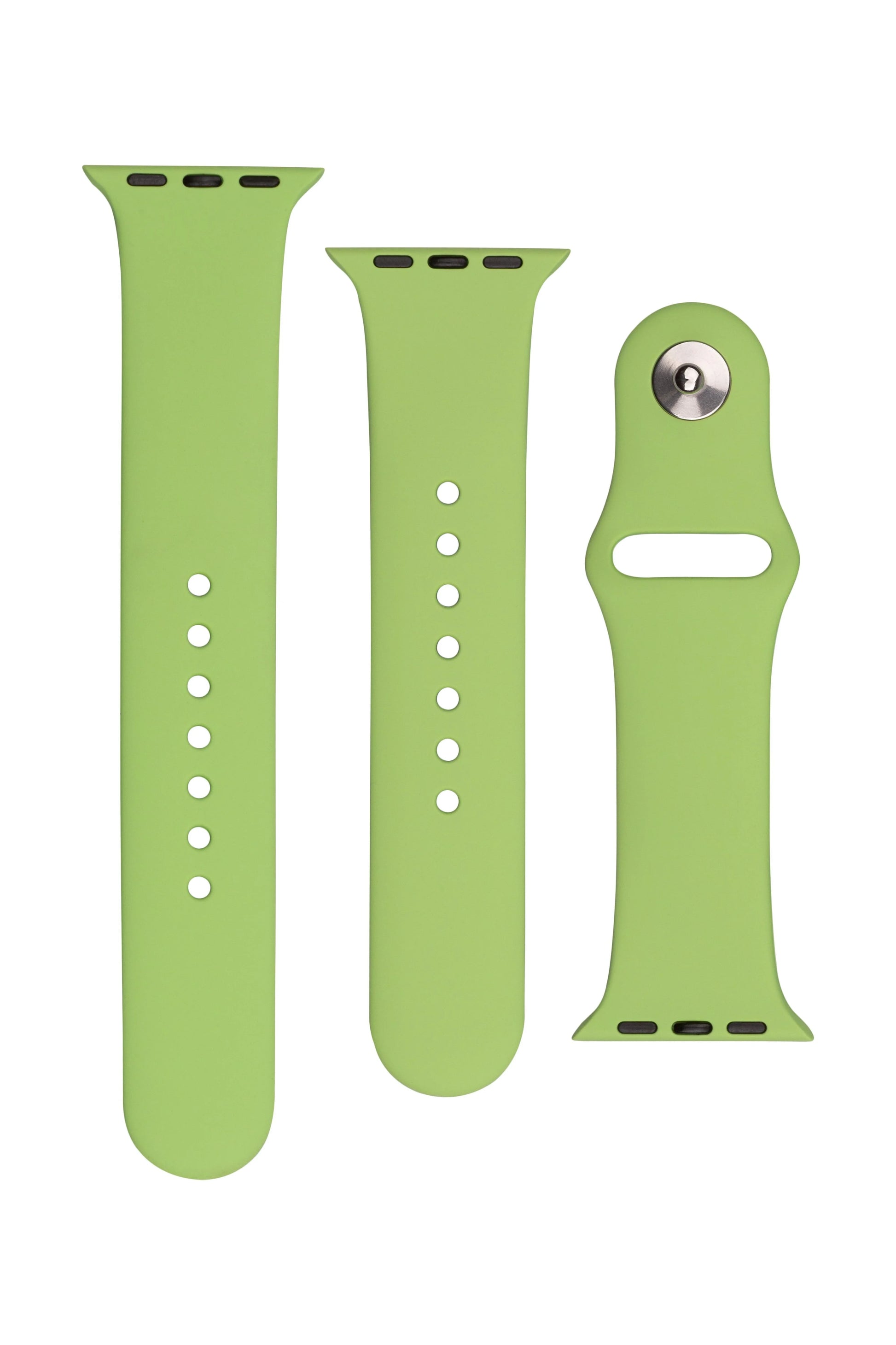 Set silikonových řemínků FIXED Silicone Strap pro Apple Watch 38/40/41mm, mentolový - FIXED