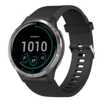 Silikonový řemínek FIXED Silicone Strap pro Garmin QuickFit 20mm, černý - FIXED