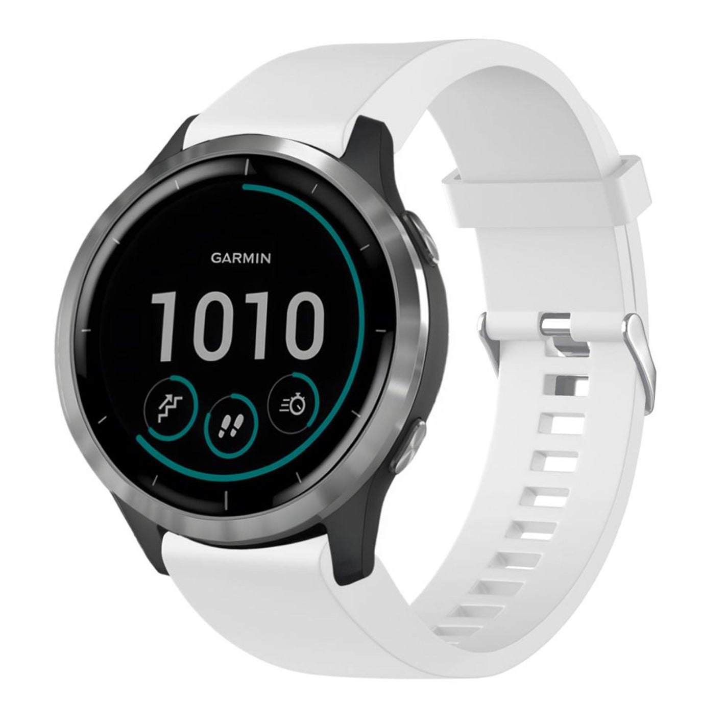 Silikonový řemínek FIXED Silicone Strap pro Garmin QuickFit 20mm, bílý - FIXED