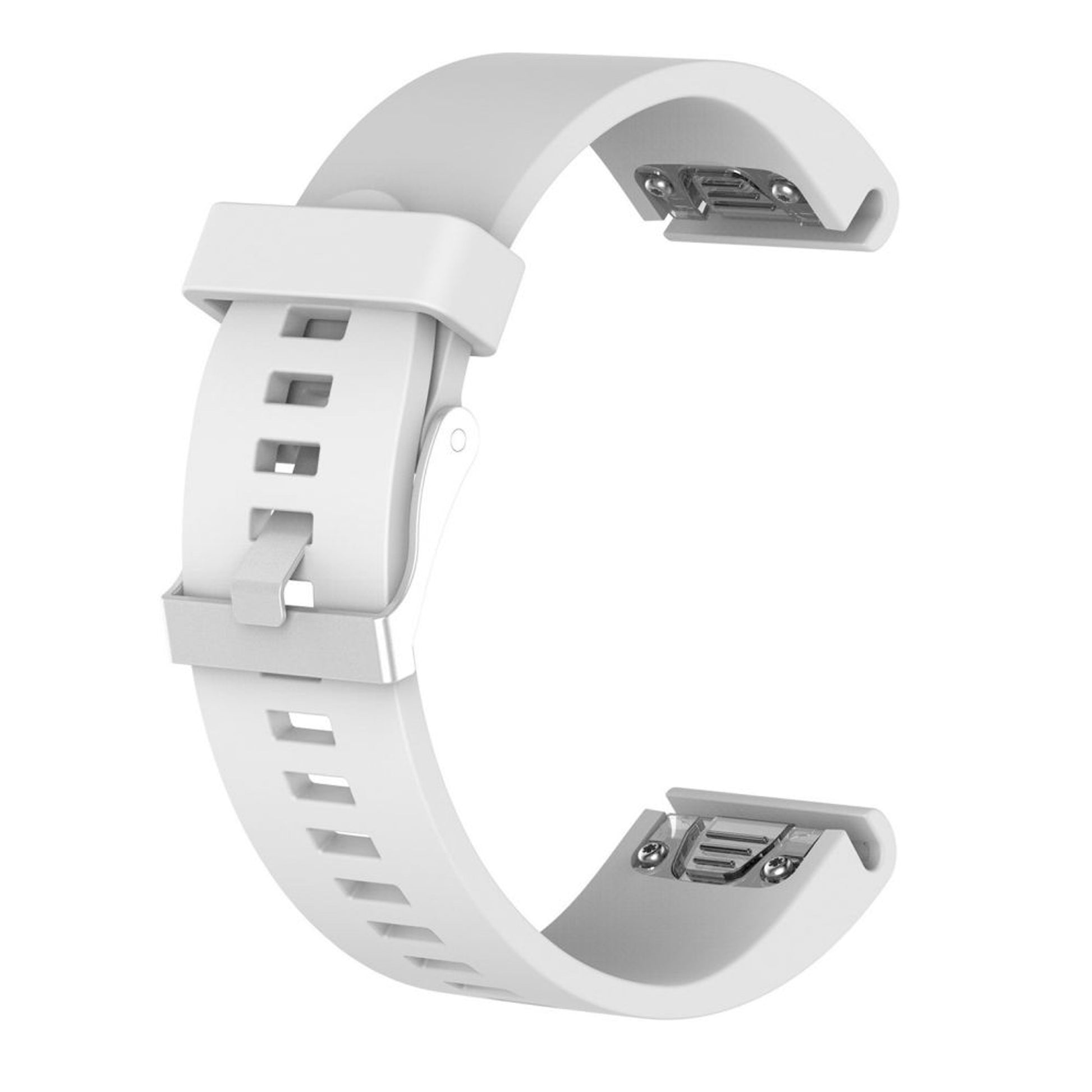 Silikonový řemínek FIXED Silicone Strap pro Garmin QuickFit 20mm, bílý - FIXED