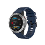 Silikonový řemínek FIXED Silicone Strap pro Garmin QuickFit 22mm, modrý - FIXED