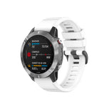 Silikonový řemínek FIXED Silicone Strap pro Garmin QuickFit 22mm, bílý - FIXED