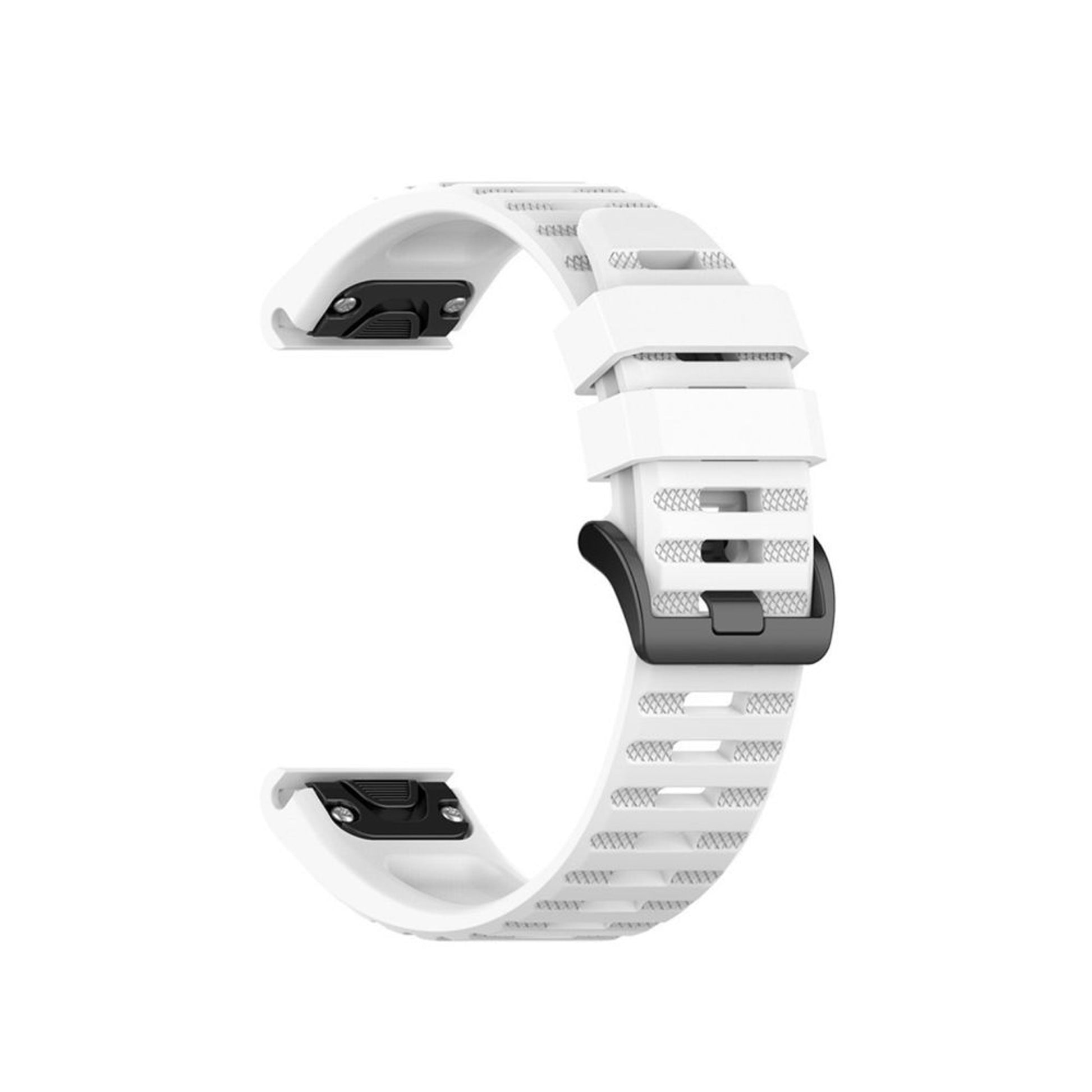 Silikonový řemínek FIXED Silicone Strap pro Garmin QuickFit 22mm, bílý - FIXED