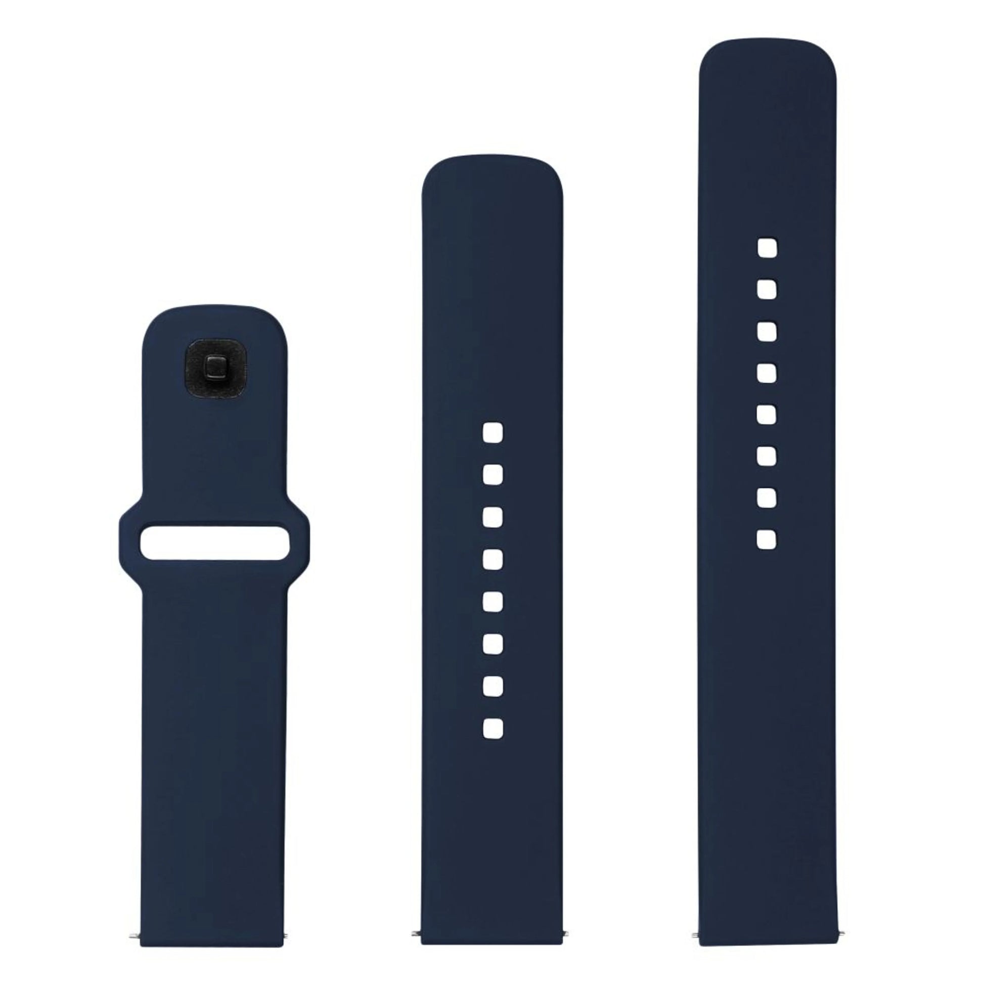 Set silikonových řemínků FIXED Silicone Sporty Strap s Quick Release 20mm pro smartwatch, modrý - FIXED