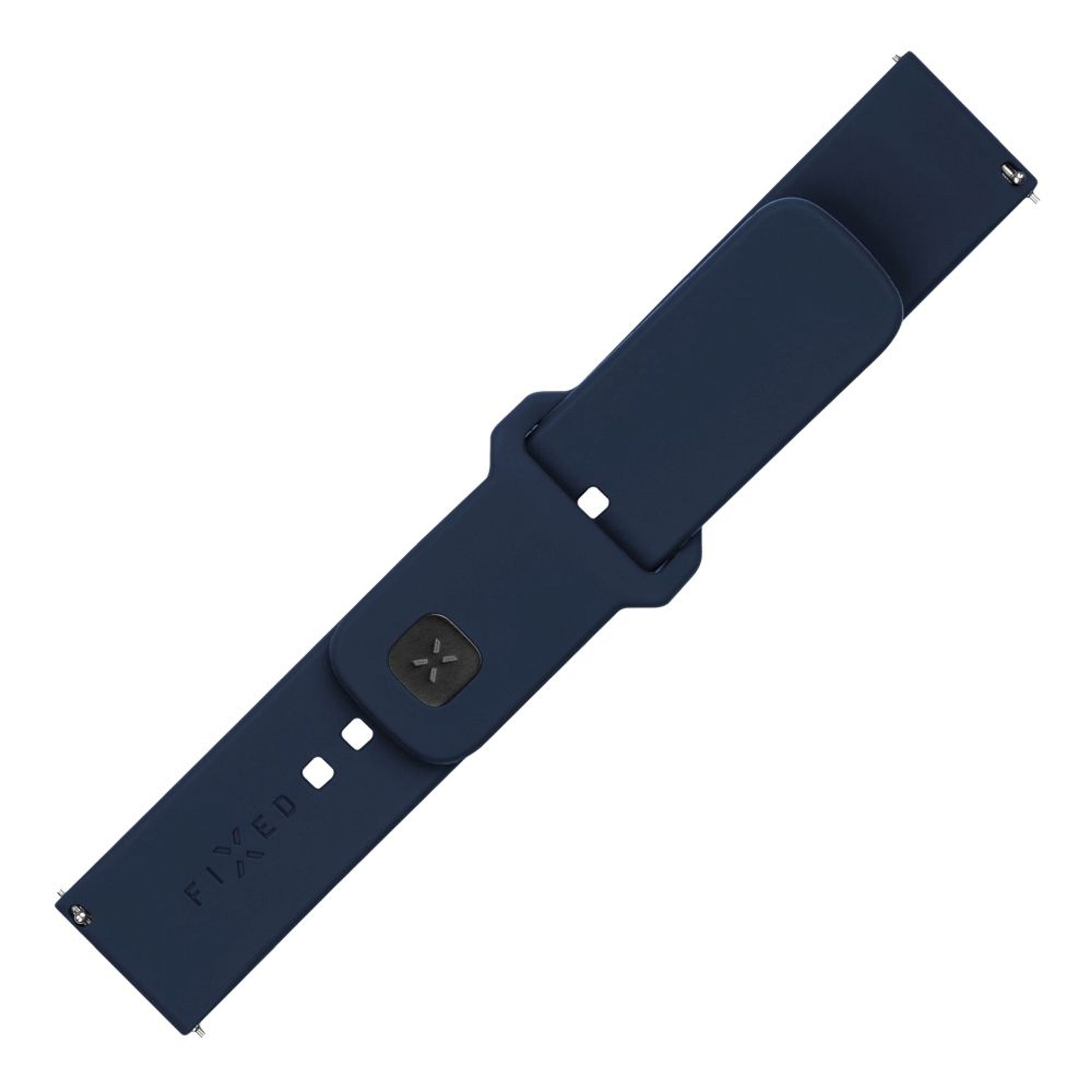 Set silikonových řemínků FIXED Silicone Sporty Strap s Quick Release 22mm pro smartwatch, modrý - FIXED