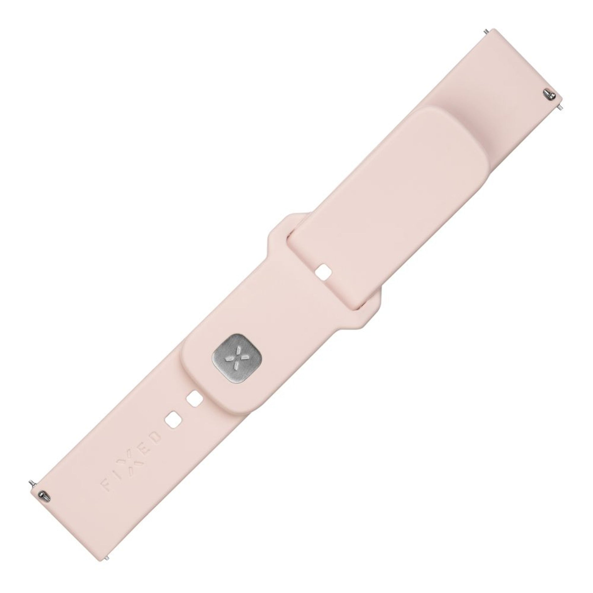 Set silikonových řemínků FIXED Silicone Sporty Strap s Quick Release 22mm pro smartwatch, růžový - FIXED