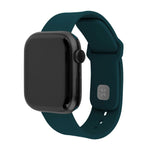 Set silikonových řemínků FIXED Silicone Sporty Strap pro Apple Watch 38/40/41mm, tmavě zelený - FIXED
