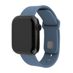 Set silikonových řemínků FIXED Silicone Sporty Strap pro Apple Watch 38/40/41mm, zelenomodrý - FIXED