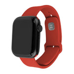 Set silikonových řemínků FIXED Silicone Sporty Strap pro Apple Watch 38/40/41mm, červený - FIXED