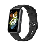 Silikonový řemínek FIXED Silicone Strap pro Huawei Band 7, černý - FIXED