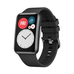 Silikonový řemínek FIXED Silicone Strap pro Huawei Watch FIT, černý - FIXED