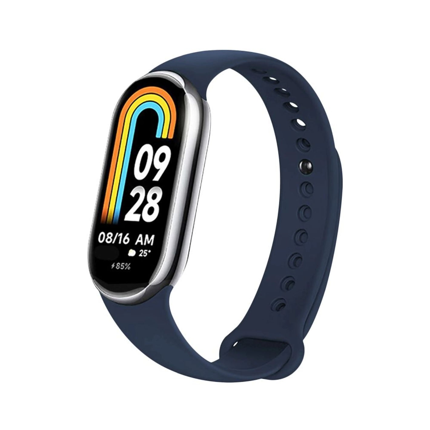 Silikonový řemínek FIXED Silicone Strap pro Xiaomi Smart Band 10/9/8, modrý - FIXED