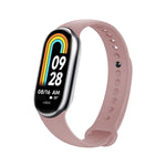 Silikonový řemínek FIXED Silicone Strap pro Xiaomi Smart Band 10/9/8, růžový - FIXED