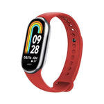Silikonový řemínek FIXED Silicone Strap pro Xiaomi Smart Band 10/9/8, červený - FIXED