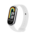 Silikonový řemínek FIXED Silicone Strap pro Xiaomi Smart Band 10/9/8, bílý - FIXED