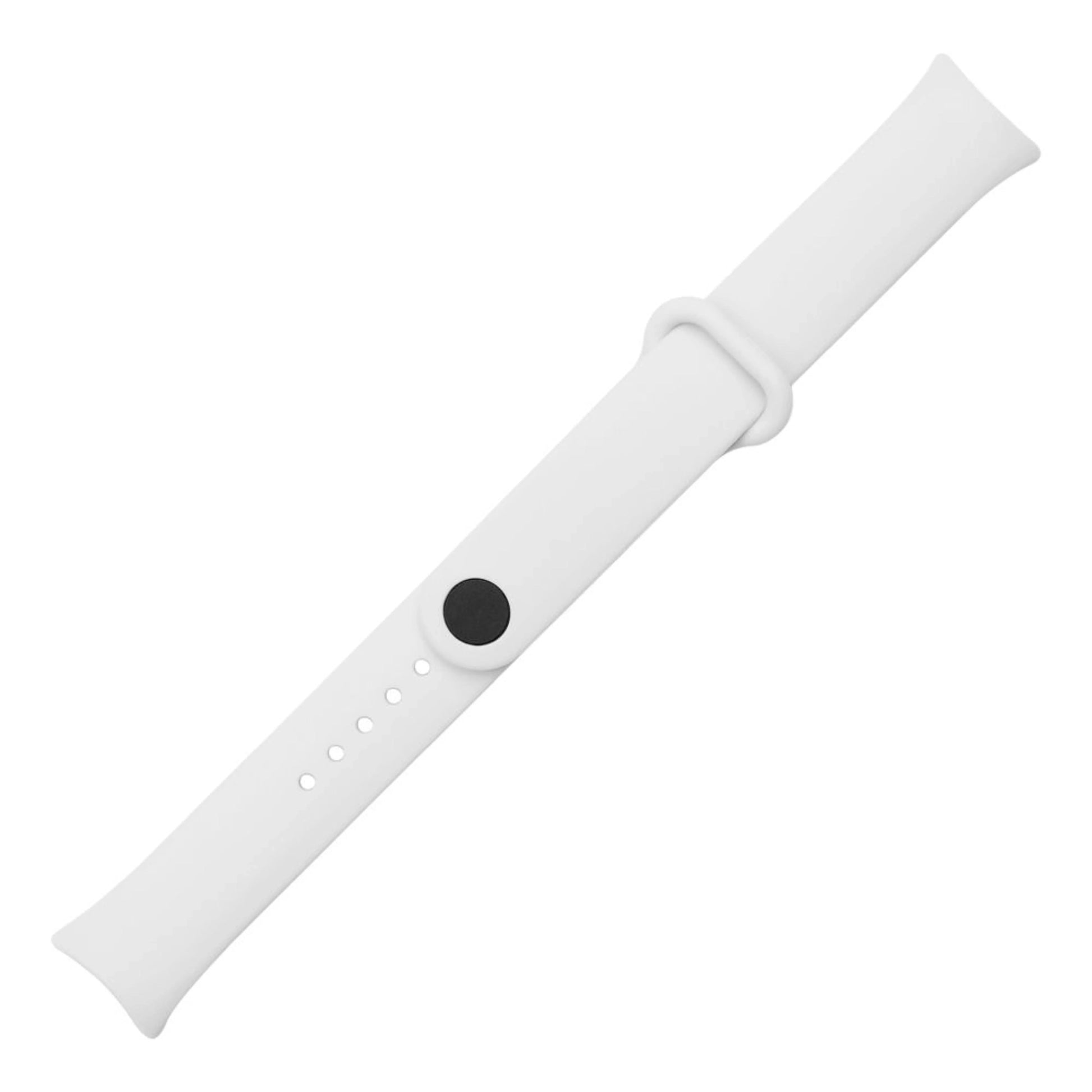 Silikonový řemínek FIXED Silicone Strap pro Xiaomi Smart Band 10/9/8, bílý - FIXED