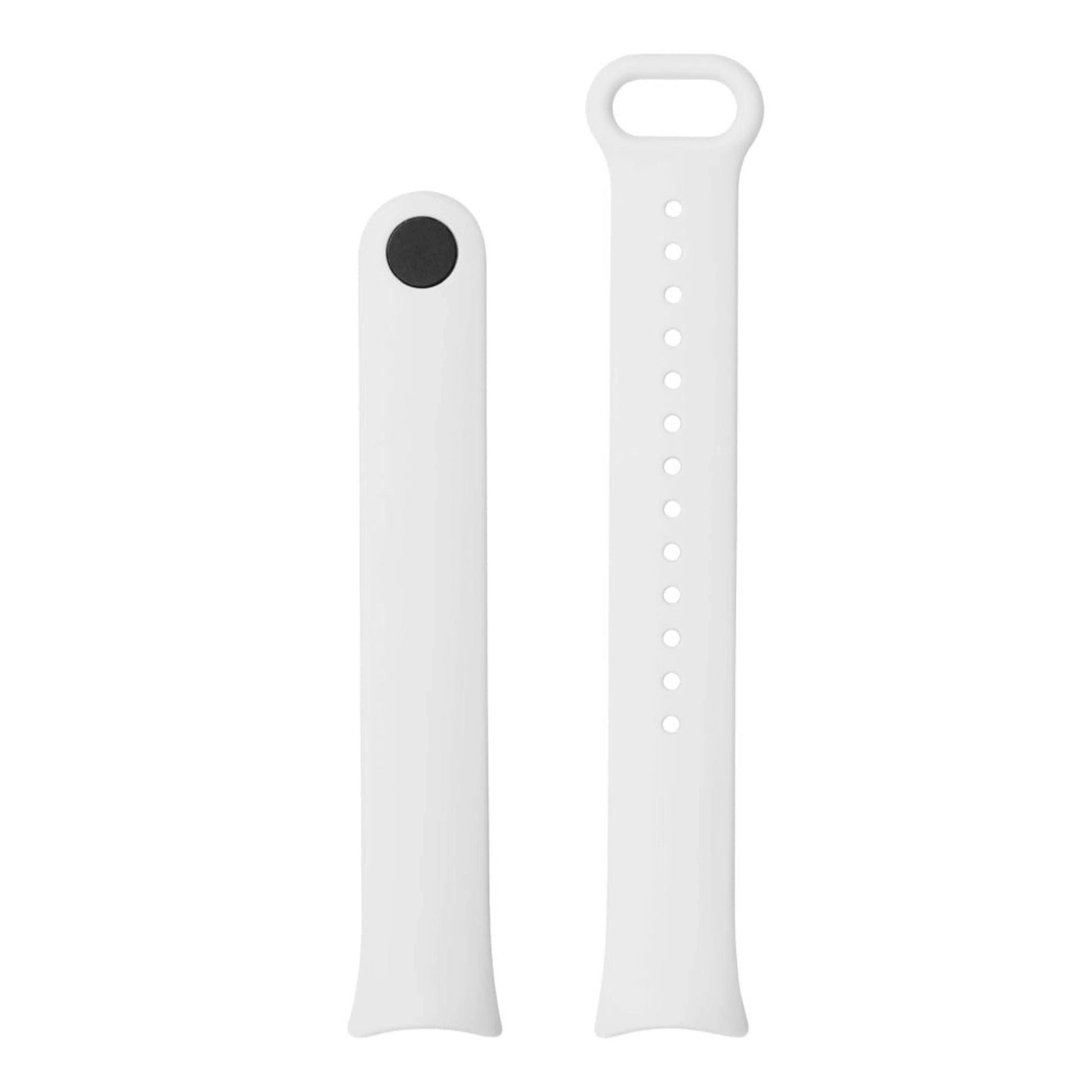 Silikonový řemínek FIXED Silicone Strap pro Xiaomi Smart Band 10/9/8, bílý - FIXED