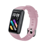Silikonový řemínek FIXED Silicone Strap pro Honor Band 6/7, růžový - FIXED