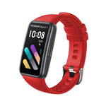 Silikonový řemínek FIXED Silicone Strap pro Honor Band 6/7, červený - FIXED