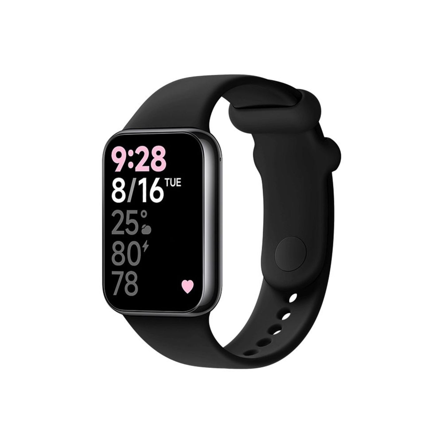 Silikonový řemínek FIXED Silicone Strap pro Xiaomi Redmi Watch 5/4, Smart Band 9 Pro/8 Pro, černý - FIXED