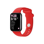 Silikonový řemínek FIXED Silicone Strap pro Xiaomi Redmi Watch 5/4, Smart Band 9 Pro/8 Pro, červený - FIXED