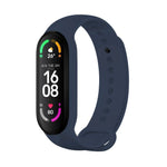 Silikonový řemínek FIXED Silicone Strap pro Xiaomi Band 7/ Mi Band 6/ Mi Band 5, modrý - FIXED