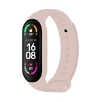 Silikonový řemínek FIXED Silicone Strap pro Xiaomi Band 7/ Mi Band 6/ Mi Band 5, růžový - FIXED