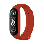 Silikonový řemínek FIXED Silicone Strap pro Xiaomi Band 7/ Mi Band 6/ Mi Band 5, červený - FIXED