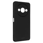 Zadní pogumovaný kryt FIXED Story pro Xiaomi Redmi A3/A3x/POCO C61, černý - FIXED