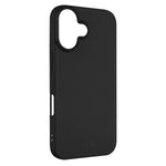 Zadní pogumovaný kryt FIXED Story pro Apple iPhone 16, černý - FIXED