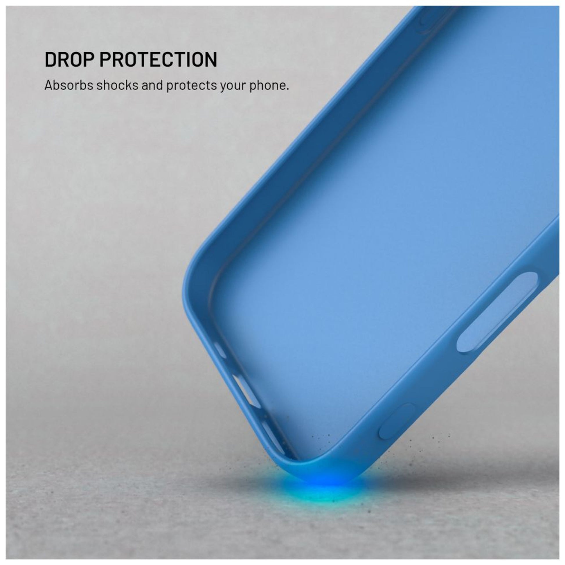 Zadní pogumovaný kryt FIXED Story pro Apple iPhone 17 Pro, modrý - FIXED