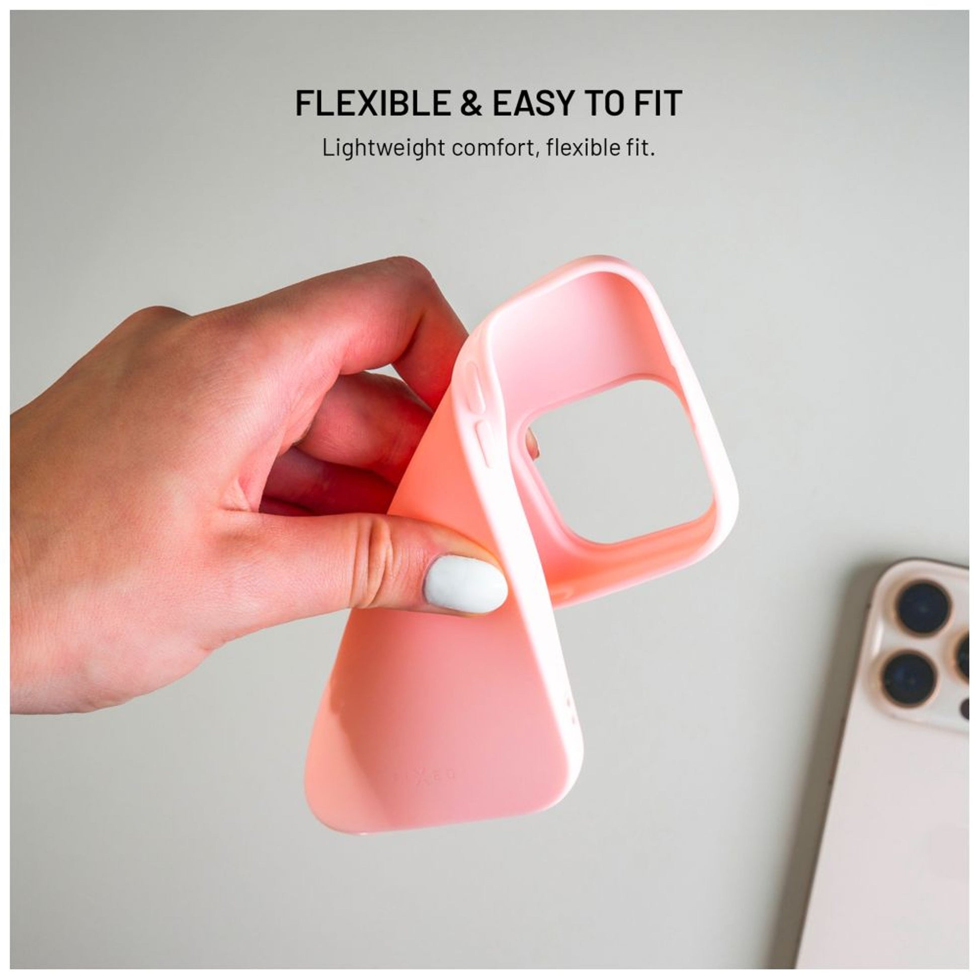 Zadní pogumovaný kryt FIXED Story pro Apple iPhone 17 Pro, růžový - FIXED