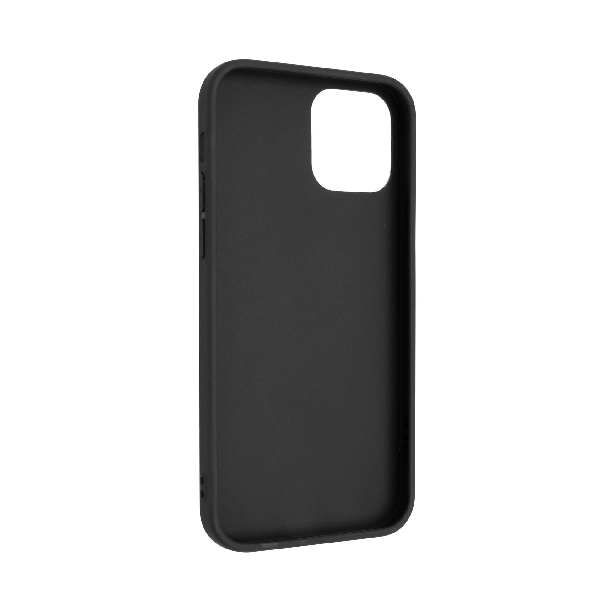 Zadní pogumovaný kryt FIXED Story pro Apple iPhone 12/12 Pro, černý - FIXED