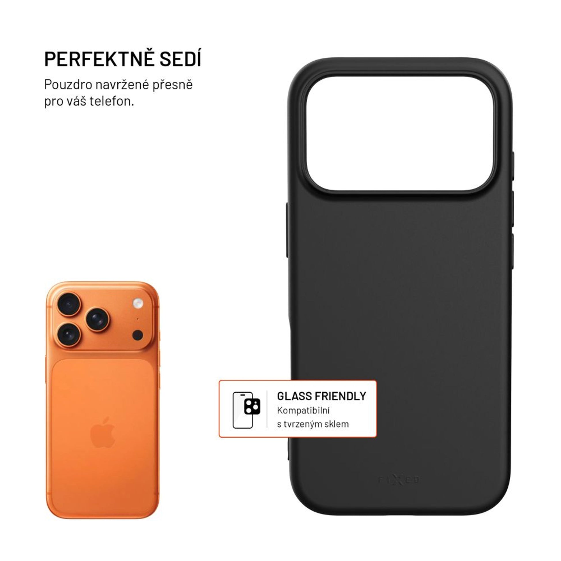 TPU gelový kryt FIXED ReStory pro Apple iPhone 17 Pro, černý - FIXED