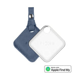 Pouzdro FIXED Case for Tag z pravé hovězí kůže s Tagem, modré - FIXED